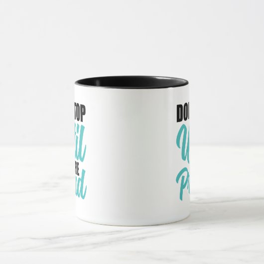 Mug Devis de réalisation axée sur les objectifs (Centre)