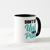 Mug Devis de réalisation axée sur les objectifs (Devant droit)