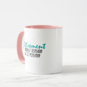Mug Devis de retraite amusant (Devant gauche)