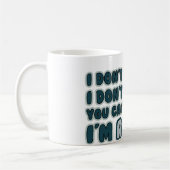 Mug Devis de retraite amusant (Gauche)