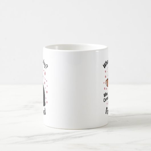 Mug Devis de retraite pour chats amusants - Retraité J (Centre)