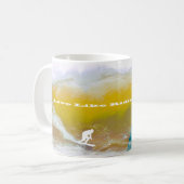 Mug Devis de Surf amusant (Devant gauche)