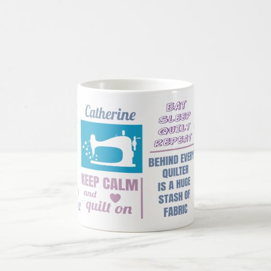 Mug Devis de surface personnalisée (Centre)