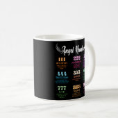 Mug Devis de tendance des numéros d'anges (Devant droit)