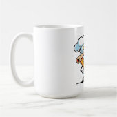 Mug Devis de tranche de pizza amusante (Gauche)