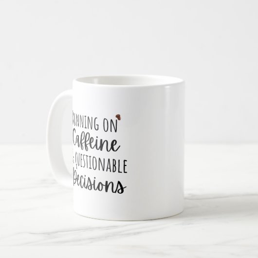 Mug Devis de travail amusant (Devant gauche)
