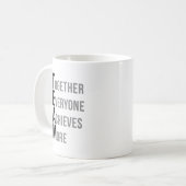 Mug Devis de travail d'équipe (Devant gauche)