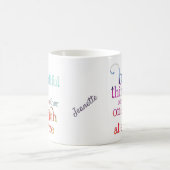 Mug Devis de Tricot de broderie à coudre (Centre)