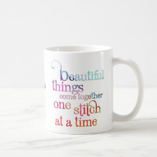 Mug Devis de Tricot de broderie à coudre