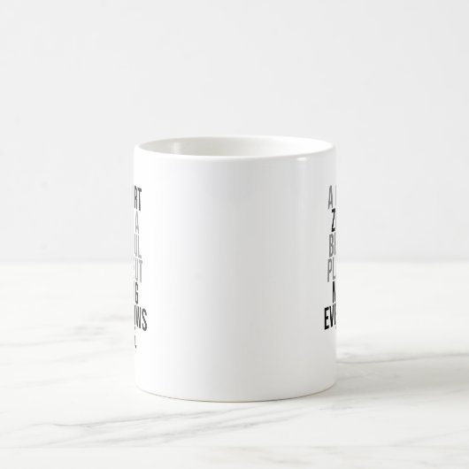 Mug Devis de zone de confort (Centre)