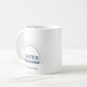 Mug Devis d'énergie solaire | Nom personnalisé (Devant gauche)