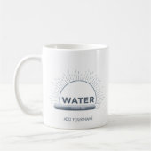 Mug Devis d'énergie solaire | Nom personnalisé (Gauche)
