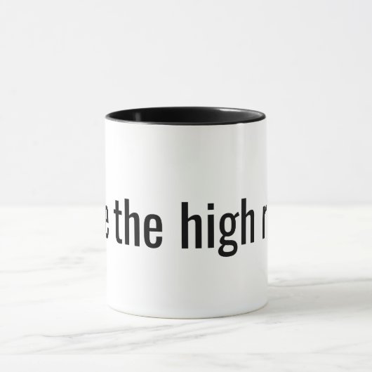 Mug devis d'inspiration pour votre journée (Centre)