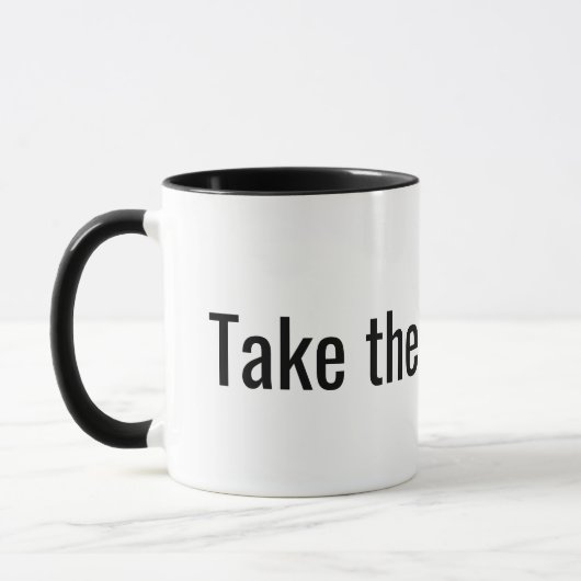 Mug devis d'inspiration pour votre journée (Gauche)