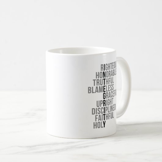Mug Devis d'intégrité (Devant droit)