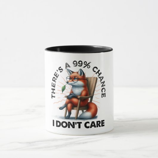 Mug Devis drôle Fox (Centre)