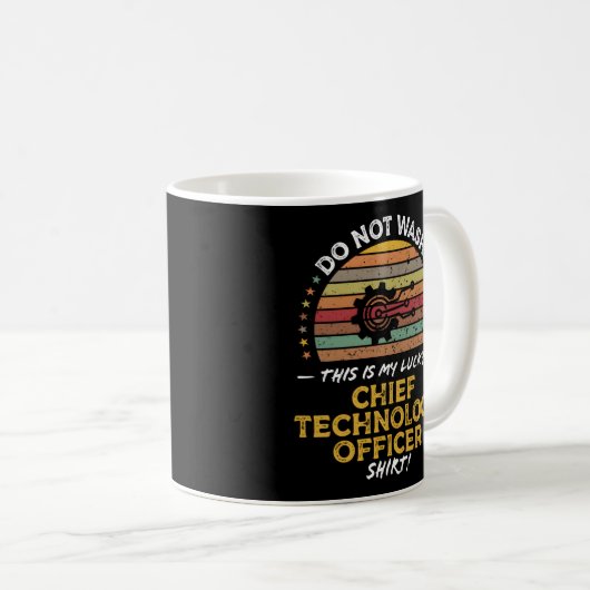 Mug Devis Du Directeur Général De La Technologie (Devant droit)