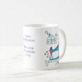 Mug Devis du plan d'égout de retraite amusant (Devant droit)