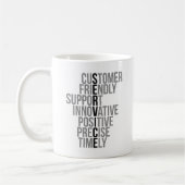 Mug Devis du service à la clientèle (Gauche)