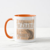 Mug Devis | La Vie Est Portable Dans Les Bois (Gauche)