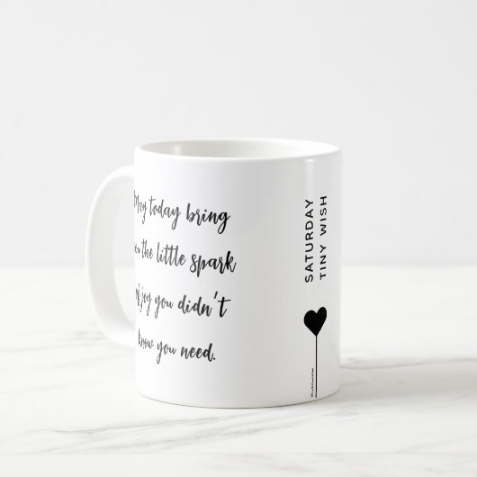 Mug Devis motivationnel personnalisé (Devant gauche)