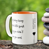 Mug Devis motivationnel personnalisé