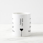Mug Devis Motivationnel Personnalisé Mardi (Centre)