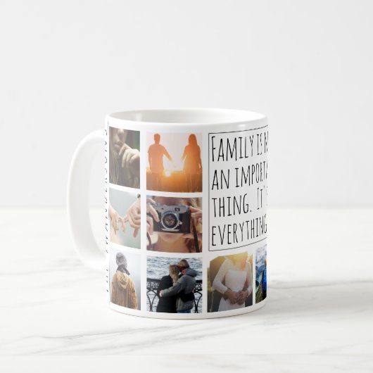 Mug Devis personnalisé à 14 images (Devant gauche)