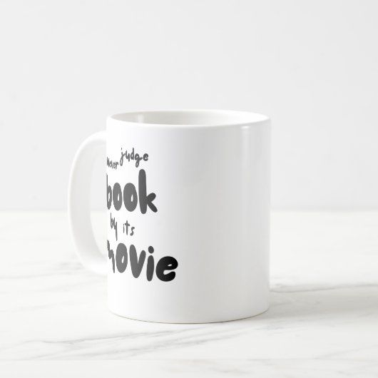 Mug Devis pour les amateurs de livres (Devant gauche)