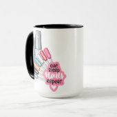 MUG DEVIS SALON DE MANUCURE STYLE (Devant gauche)