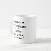 Mug devis shakespeare (Devant gauche)