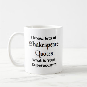 Mug devis shakespeare
