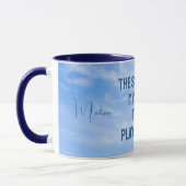 Mug Devis Sky de nom personnalisé (Gauche)