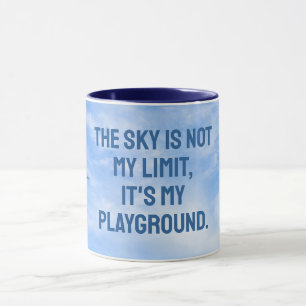 Mug Devis Sky de nom personnalisé