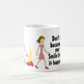 Mug Devis surmontant le coeur et la force (Centre)