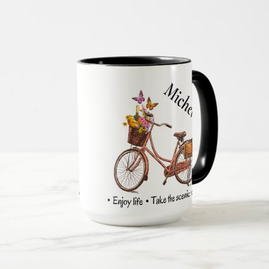 Mug Devis vintage (Devant droit)