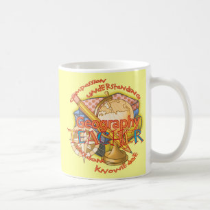 Mug Devise de professeur de géographie