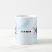 Mug Devise d'infirmière diplômée (Centre)