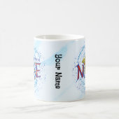 Mug Devise d'infirmière diplômée (Centre)