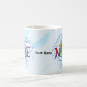 Mug Devise d'infirmière en soins de longue durée (Centre)