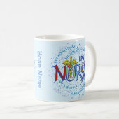 Mug Devise d'infirmière LPN (Devant droit)