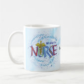 Mug Devise d'infirmière sage-femme (Gauche)