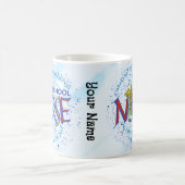 Mug Devise d'infirmière scolaire (Centre)