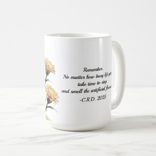 Mug Devise Inestimable (Devant droit)