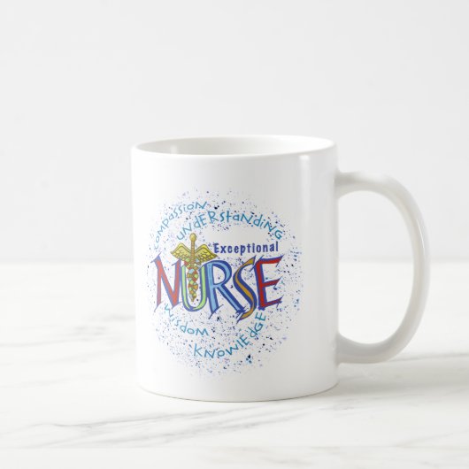 Mug devise Infirmière exceptionnelle (Droite)