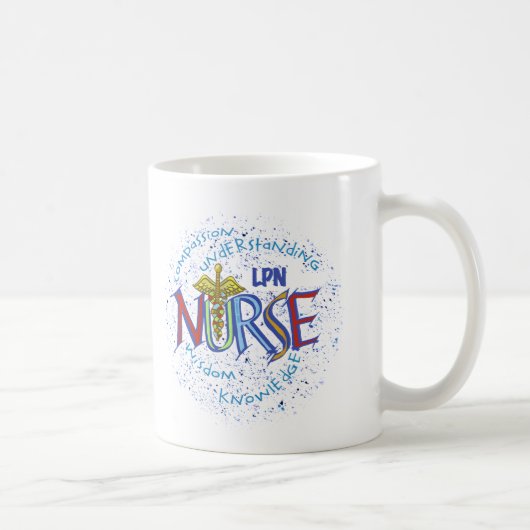 Mug Devise Infirmière LPN (Droite)