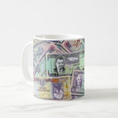 Mug Devise jamaïcaine - billets de banque (Devant gauche)