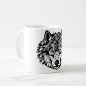 Mug Dévoilez votre T-shirt Wolf côté sauvage (Devant gauche)