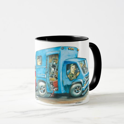 Mug Devoir 11OZ de week-end (Devant droit)