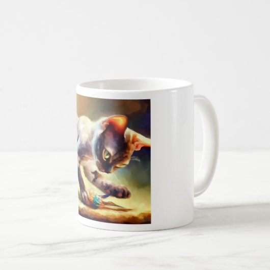 Mug Devon Rex Cat (Devant droit)